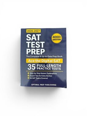 SAT Test Prep 2026-2027 - Study Guide 35 Full Practice Tests  312 Pages